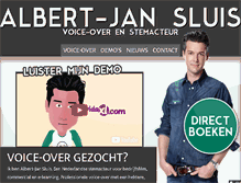 Tablet Screenshot of albert-jansluis.com